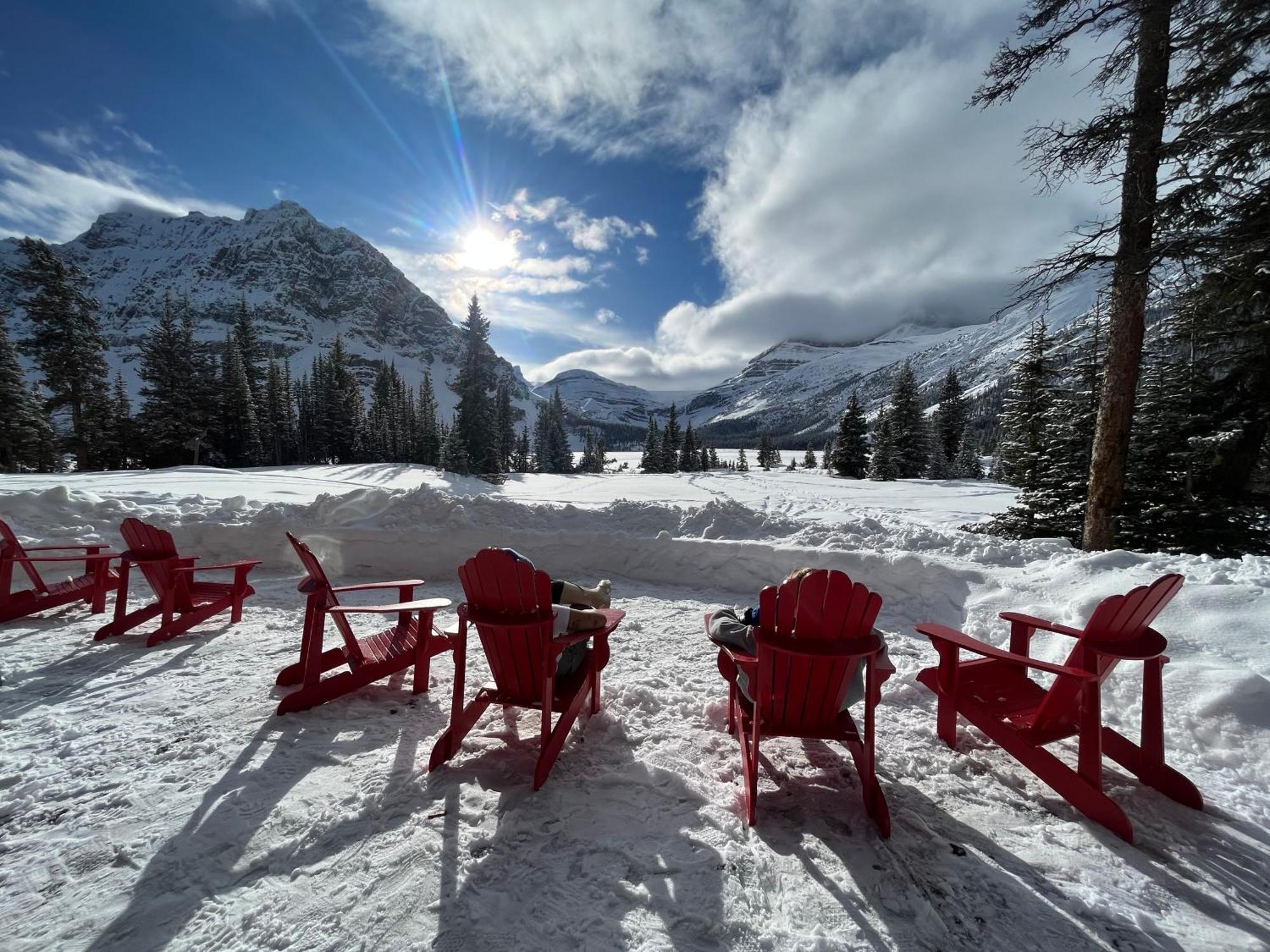 The Lodge At Bow Lake Lake Louise Buitenkant foto