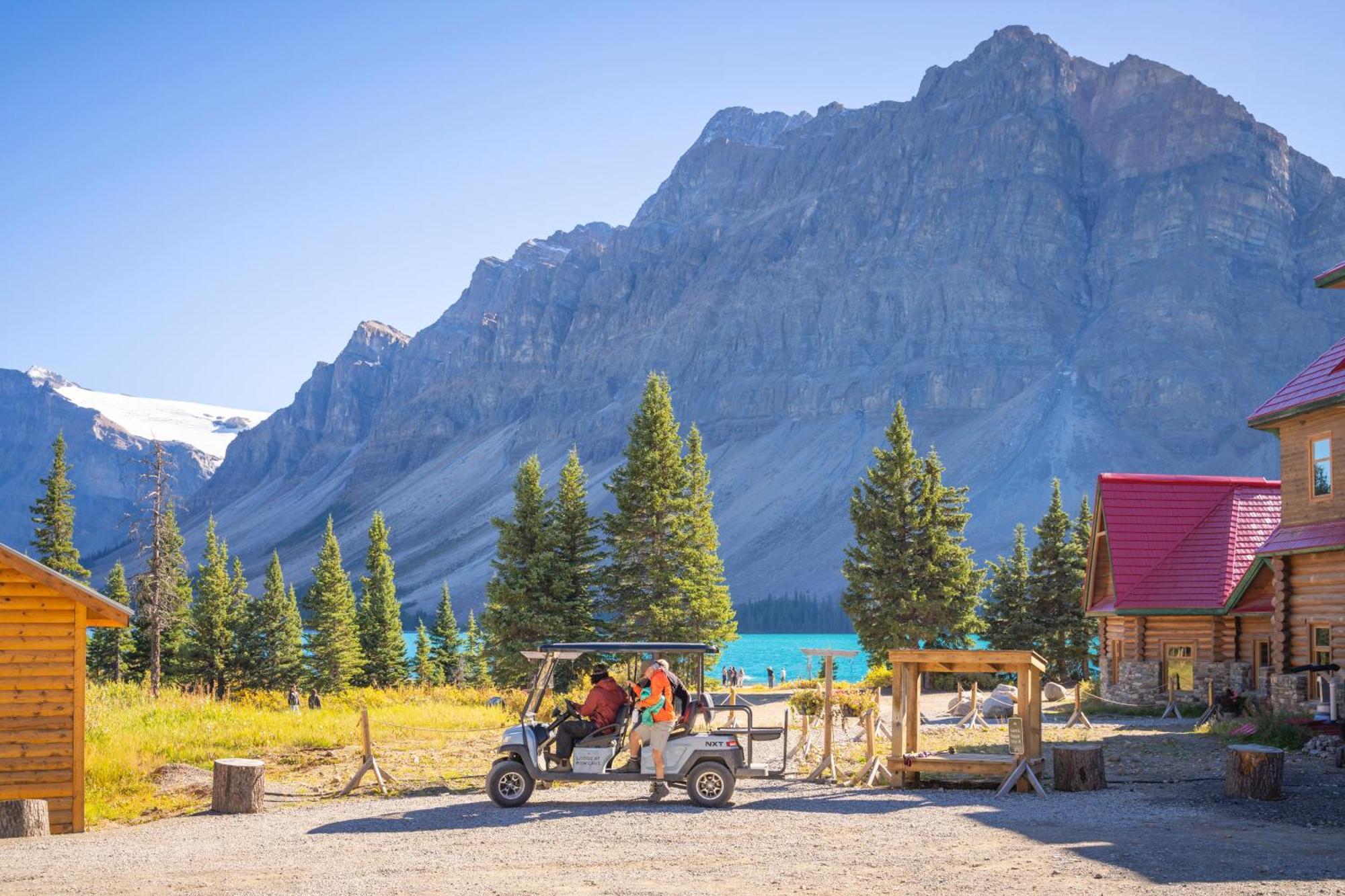 The Lodge At Bow Lake Lake Louise Buitenkant foto