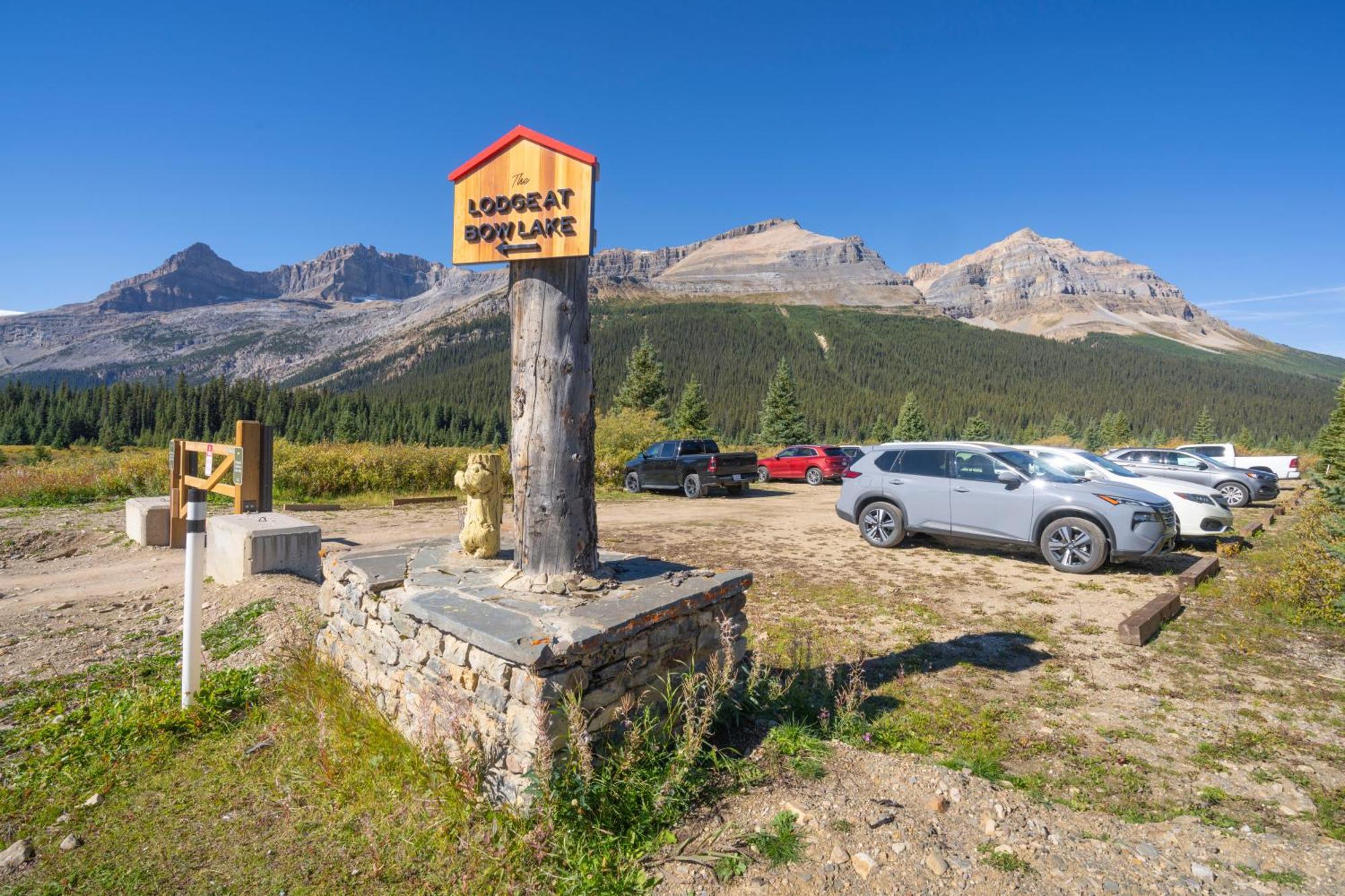 The Lodge At Bow Lake Lake Louise Buitenkant foto