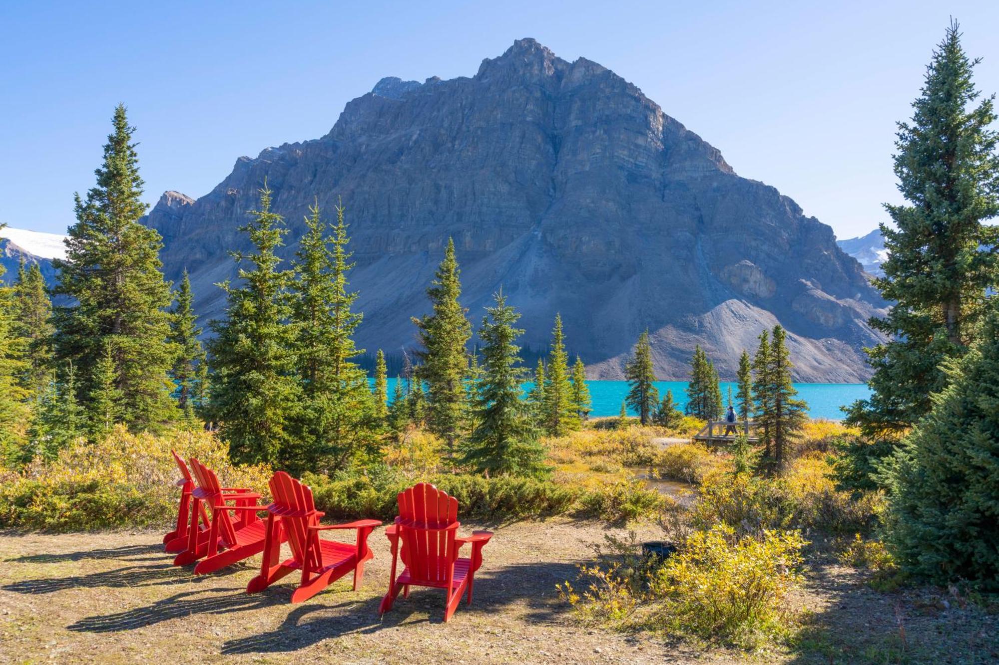 The Lodge At Bow Lake Lake Louise Buitenkant foto